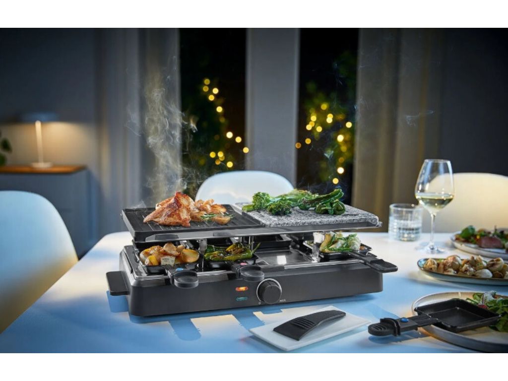 SwitchOn Raclette gril s horkým kamenem SRGS 1400 D4